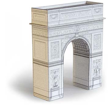 Washington Memorial Arch model
